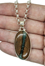 Load image into Gallery viewer, Boulder Chrysoprase Pendant, Australian Stone, Sterling Silver, Chalcedony Variety - GemzAustralia