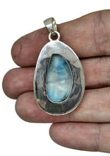 Load image into Gallery viewer, Blue and White Larimar Pendant, Water & Fire Gemstone, Dolphin Stone, Stone of Atlantis - GemzAustralia