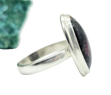 Load image into Gallery viewer, Eudialyte Ring, size M, Sterling Silver, Stone of the Heartland, Balances emotions, Unconditional Love, Water / Earth - GemzAustralia