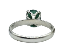 Load image into Gallery viewer, Genuine Emerald Ring, May Birthstone, Size O, Sterling Silver, Natural Gemstone, Inspiration Stone, Action Stone - GemzAustralia