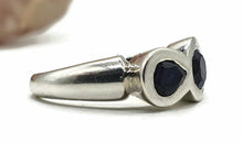 Load image into Gallery viewer, Iolite Ring, Size 7.5, Sterling Silver, Water Sapphire, Blue Violet Gemstone - GemzAustralia