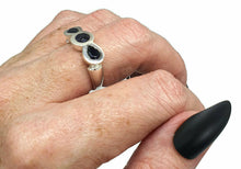 Load image into Gallery viewer, Iolite Ring, Size 7.5, Sterling Silver, Water Sapphire, Blue Violet Gemstone - GemzAustralia
