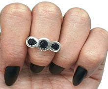 Load image into Gallery viewer, Iolite Ring, Size 7.5, Sterling Silver, Water Sapphire, Blue Violet Gemstone - GemzAustralia