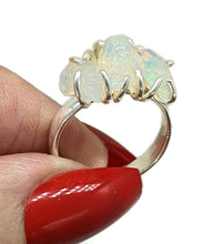 Load image into Gallery viewer, Rough Ethiopian Opal Ring, Size 6.75, Sterling Silver - GemzAustralia 