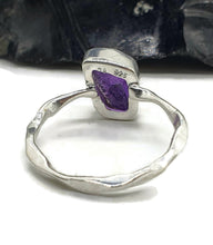 Load image into Gallery viewer, Raw Amethyst Ring, Size 9, 10 or 11, Sterling Silver, February Birthstone - GemzAustralia 