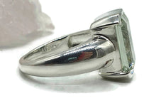 Load image into Gallery viewer, Prasiolite Ring, Emerald Faceted, 4 sizes, Green Amethyst - GemzAustralia