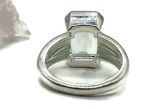 Load image into Gallery viewer, Prasiolite Ring, Emerald Faceted, 4 sizes, Green Amethyst - GemzAustralia