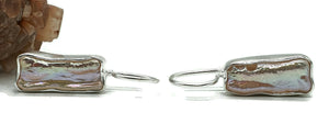 Biwa Pearl Earrings, Sterling Silver, June Birthstone, Highly Lustrous Pearls, Freshwater - GemzAustralia 
