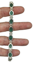 Load image into Gallery viewer, Malachite Bracelet, Sterling Silver, Loyalty Gem, Peace Stone, Wisdom Stone - GemzAustralia 