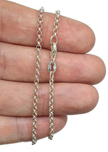 Load image into Gallery viewer, Sterling Silver Chain, 39.5cm, solid 925 Sterling Silver, Silver Necklace, Belcher Link - GemzAustralia 