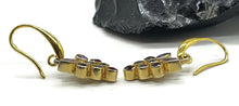Load image into Gallery viewer, Multi Gemstone Earrings, Sterling Silver, 14k gold plated, Peridot, Amethyst &amp; Garnet - GemzAustralia 