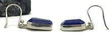 Load image into Gallery viewer, Coffin Shaped Lapis Lazuli Earrings, Sterling Silver, Protection Stone, Truth Stone - GemzAustralia 