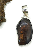 Load image into Gallery viewer, Mexican Fire Agate Pendant, Sterling Silver, Shields the Wearer from Harm - GemzAustralia 