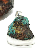 Load image into Gallery viewer, Tibetan Turquoise Pendant, Sterling Silver, Protection Stone, Love Rock, December Birthstone - GemzAustralia 