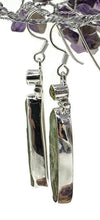 Load image into Gallery viewer, Peridot &amp; Raw Green Kyanite Earrings, Sterling Silver, Peace and Tranquility Stone - GemzAustralia 