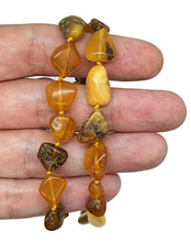 Load image into Gallery viewer, Chunky Baltic Amber Necklace, 47cm, Fossilized Tree Resin, Butterscotch Amber - GemzAustralia 
