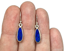 Load image into Gallery viewer, Australian Opal Earrings, Sterling Silver, Blue Opal, Lucky Stone, Hope Stone, October Birth - GemzAustralia 