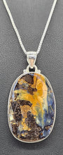 Load image into Gallery viewer, Queensland Boulder Opal Pendant, Solid Opal, Australian Opal, Sterling Silver - GemzAustralia 