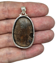 Load image into Gallery viewer, Queensland Boulder Opal Pendant, Solid Opal, Australian Opal, Sterling Silver - GemzAustralia 