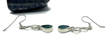 Load image into Gallery viewer, Emerald Infinity Drop Earrings, Sterling Silver, May Birthstone, Pear Shaped - GemzAustralia 