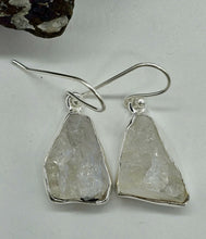 Load image into Gallery viewer, Raw Moonstone Earrings, Sterling Silver, June Birthstones, Rough Moonstones - GemzAustralia 