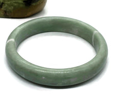 Load image into Gallery viewer, Solid Jade Bangle, 64mm Diameter, Green Nephrite Jade, Protection Gem, Lucky Gem - GemzAustralia 