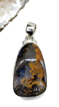 Load image into Gallery viewer, Boulder Opal Pendant, Australian Opal, Sterling Silver, October Birthstone, Precious Stone - GemzAustralia 
