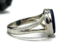 Load image into Gallery viewer, Lapis Ring, Size S, Sterling Silver, Octagon Shape, Protection Gemstone - GemzAustralia 