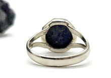 Load image into Gallery viewer, Lapis Ring, Size S, Sterling Silver, Octagon Shape, Protection Gemstone - GemzAustralia 