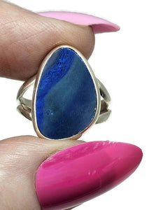 Australian Opal Ring, Size 7, Sterling Silver, Lucky Stone, Hope Stone, October Birthstone