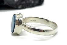 Load image into Gallery viewer, Australian Opal Ring, October Birthstone, Size P, Sterling Silver, Oval Shaped
