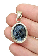 Load image into Gallery viewer, Pietersite Pendant, Sterling Silver, Tempest Gemstone, Telepathic Powers, Spiritual Journey, Highly Charged Gemstone, Oval Shaped