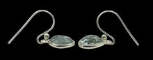 Load image into Gallery viewer, Faceted Aquamarine Earrings, Sterling Silver, March Birthstone, 19th Wedding Anniversary, Genuine