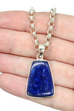 Load image into Gallery viewer, Lapis Lazuli Pendant, Royal Blue Gemstone,  Sterling Silver, Protection Stone, Truth Stone, Relationships &amp; Love Stone
