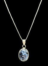 Load image into Gallery viewer, Pietersite Pendant, Sterling Silver, Tempest Gemstone, Telepathic Powers, Spiritual Journey, Highly Charged Gemstone, Oval Shaped
