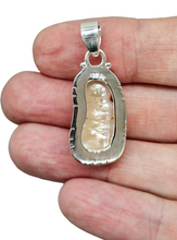 Load image into Gallery viewer, Biwa Pearl Pendant, Sterling Silver, June Birthstone, Highly Lustrous, Freshwater Pearl, Irregular Pearl, Long Rectangle Shape, Japanese - GemzAustralia 