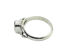 Load image into Gallery viewer, Emerald Faceted Peridot Ring, Size 6.75, Sterling Silver, Protection Stone, Visionary Gem, August Birthstone - GemzAustralia 