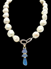 Load image into Gallery viewer, Australian Opal Pendant, Sterling Silver, October Birthstone, Blue, Red, Green Opal, Precious Gemstone, Pure Energy, Lucky Gem - GemzAustralia 