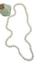 Load image into Gallery viewer, Freshwater Baroque Pearl Necklace, 78cm Long, White Pearl Strand, June Birthstone - GemzAustralia 