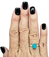 Load image into Gallery viewer, Australian Opal Ring, Size 7, Oval Shaped, October Birthstone, Sterling Silver, Good Luck Stone, Aura Gemstone