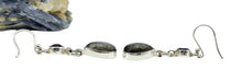 Load image into Gallery viewer, Labradorite &amp; Amethyst Earrings, Sterling Silver, Round/Pear Design, Mystical Magical Gemstone, Companion through Change - GemzAustralia 