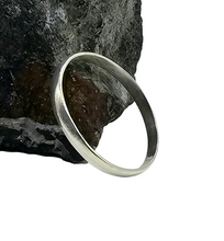 Load image into Gallery viewer, Smooth Sterling Silver Band Ring, Stacking Ring, Wedding Band, Unisex Design - GemzAustralia 