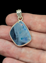 Load image into Gallery viewer, Australian Opal Doublet Pendant, October Birthstone, Blue and Pink Opal, Precious Gemstone, Pure Energy, Lucky Stone - GemzAustralia 
