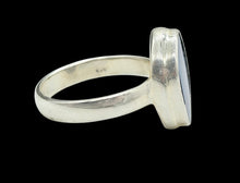 Load image into Gallery viewer, Opal Doublet Ring, Size 6.25, October Birthstone, Sterling Silver, Good Luck Stone, Blue Green Opal, 14th Anniversary Stone