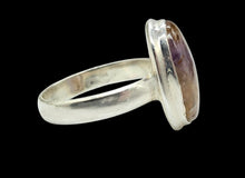 Load image into Gallery viewer, Oval Shaped Super Seven ring, Size 7.75, Melody Stone, Sterling Silver, Opens all senses, Meditation Stone