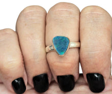 Load image into Gallery viewer, Australian Opal Ring, Size 8.5, October Birthstone, Sterling Silver, Good Luck Stone, Hope Gem, Aura Gemstone, Psychic Stone
