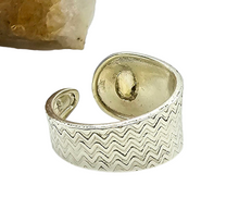 Load image into Gallery viewer, Citrine Ring, Adjustable Size, Sterling Silver, Oval Faceted, November Birthstone, Abundance Gemstone, Success Stone, Natural Gemstone