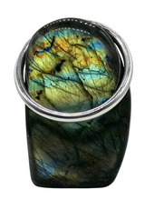 Load image into Gallery viewer, Solid 925 Sterling Silver Golf Bangle, 61mm, Thick 6mm width, Minimalist Silver Bangle, Stacker Bangle, New - GemzAustralia 