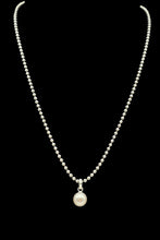Load image into Gallery viewer, Freshwater White Pearl Pendant, Sterling Silver, June Birthstone, Faith Stone, Gemini Zodiac