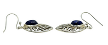 Load image into Gallery viewer, Artisan Lapis Lazuli Earrings, Sterling Silver, Protection Stone, Truth Stone, Relationships &amp; Love Stone, Royal Blue Gemstone - GemzAustralia 